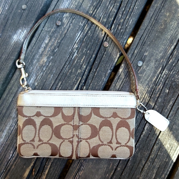 Coach Signature Beaded Wristlet - Picture 5 of 11